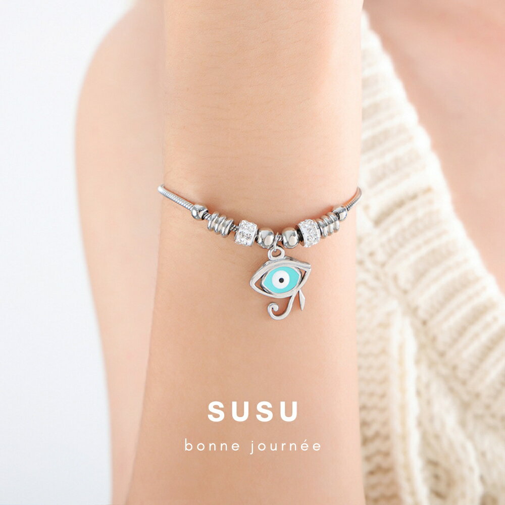 SU SU︱心心鈦鋼手鍊❤️事業 招財 人緣 工作 健康 紓壓 水晶 飾品 耳環 項鍊 手鍊 現貨 穿搭 百搭 時尚