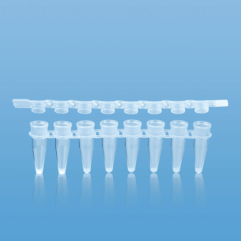 《Tarsons》PCR反應管 8連排 0.2mL 0.2mL 8 Wells Strips and caps PCR Tube