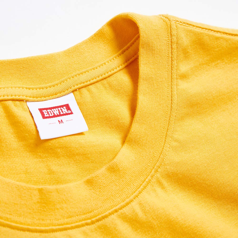 EDWIN 男款 復古LOGO短袖T恤 (黃色) #狂降5折 4