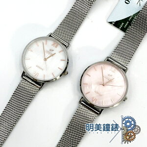 ◆明美鐘錶眼鏡◆MIRRO 米羅 /6115L-WS(白X銀)/羅馬數字極簡風時尚女錶
