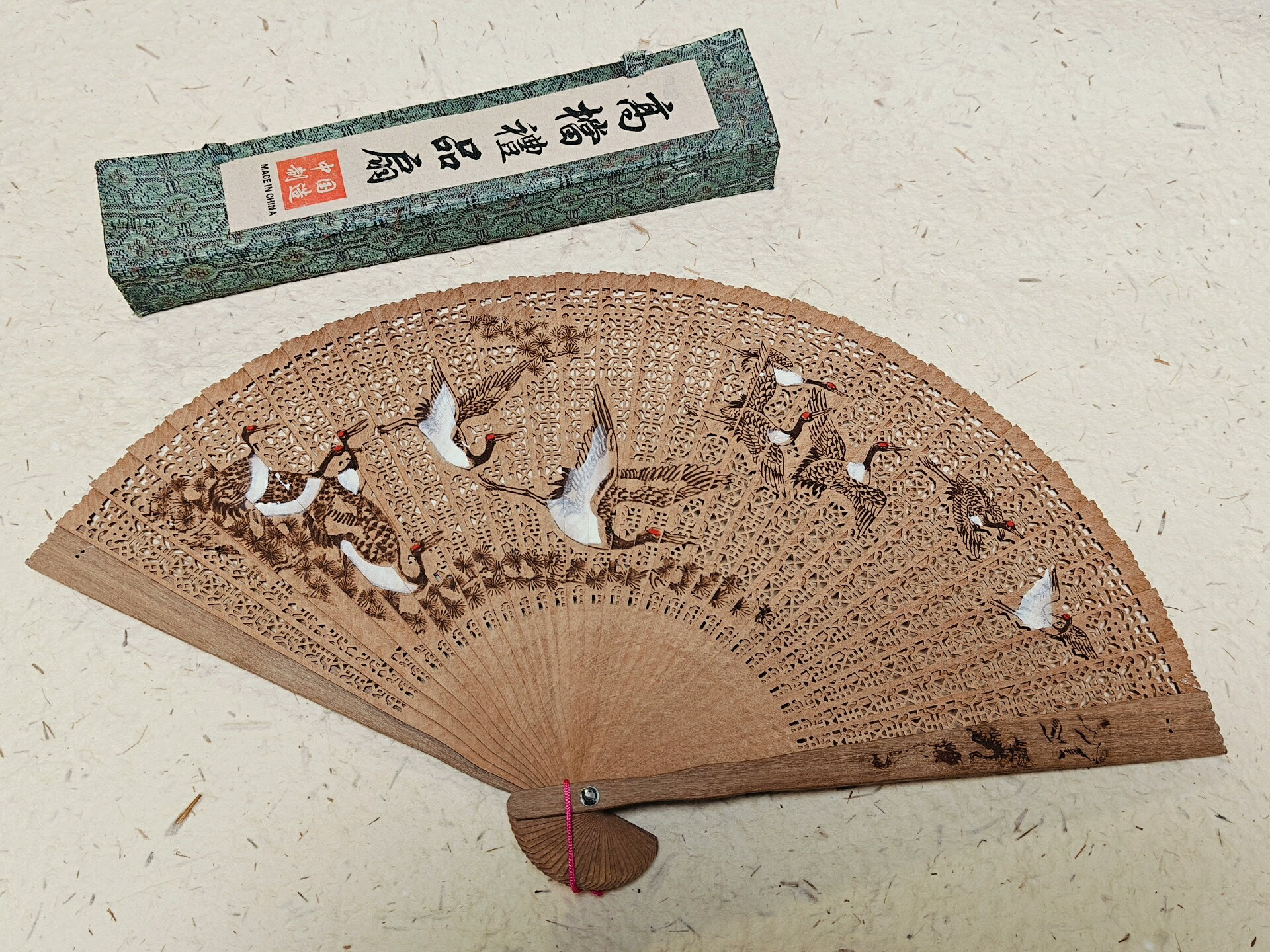 日本迴流檀香扇 創匯時期出口日本