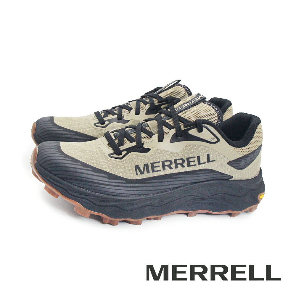 MERRELL(男)AGILITY PEAK 6 GTX 防水輕量戶外越野訓練鞋 男鞋-卡其色