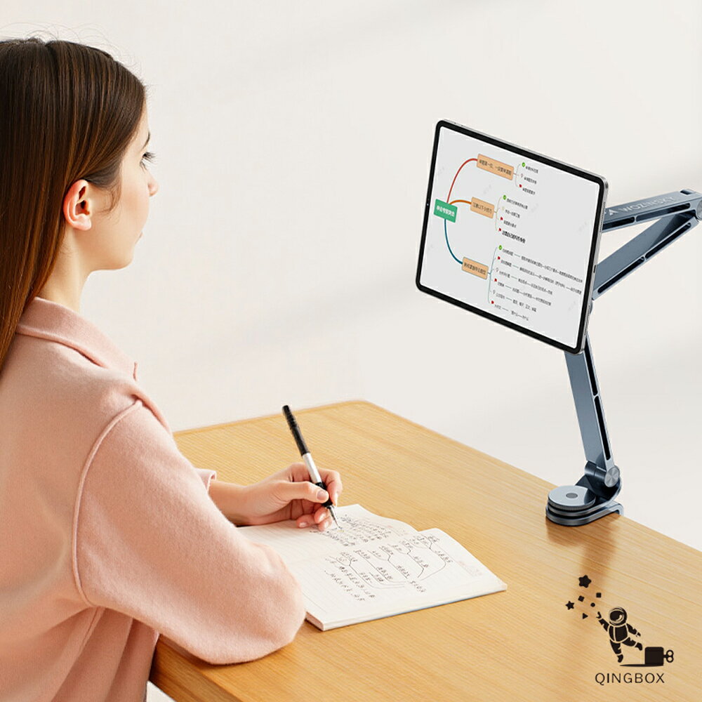 Rtako銳塔克LQ T01 360°旋轉合金懸臂支架平板夾手機架 7