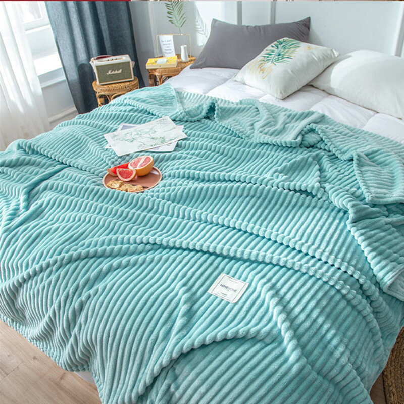 毯子 冬季保暖牛奶絨毯子 床單單人宿舍學生珊瑚絨空調午睡沙發蓋毯【不二雜貨】