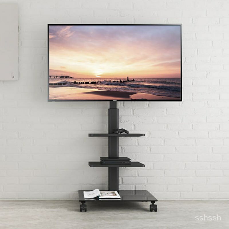 【電視機支架】FITUEYES可移動通用電視機支架落地電視機架掛架小米底座5560寸立式掛架 落地電視架 移動電視架