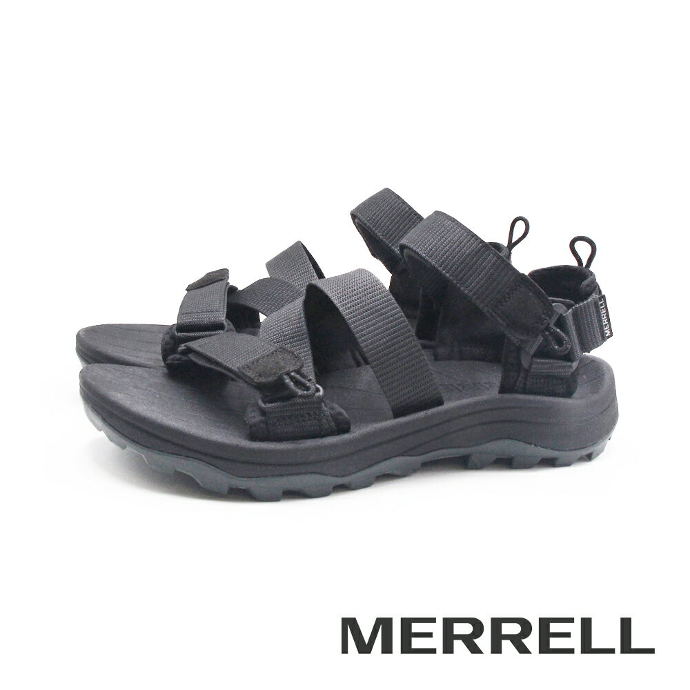 MERRELL(女)SPEED FUSION SPORT RMX厚底水陸兩棲 織帶涼鞋 女鞋-黑色