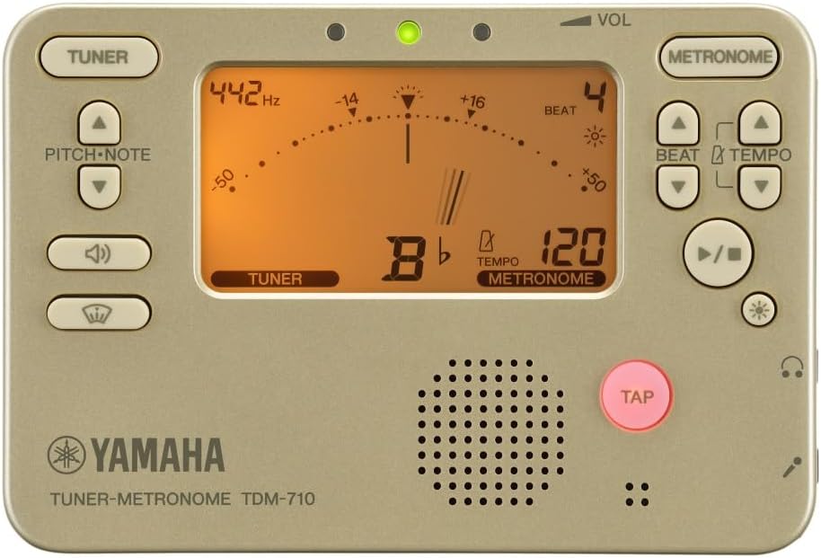 日本代購 YAMAHA TDM-710GL 調音器 節拍器 金色 日本製 TDM-710 TDM-700後繼新款