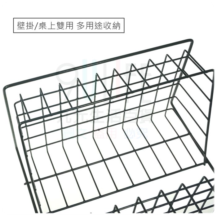 【九元生活百貨】PE三層掛架 NO.603B 吊架 3層掛架 三層四角架 掛籃 壁掛置物籃 台灣製 2
