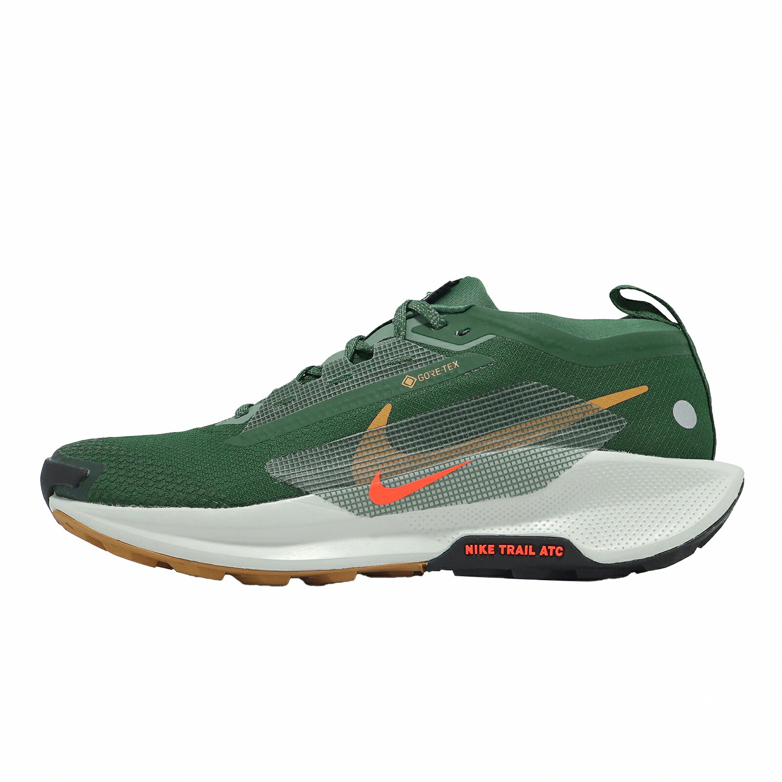 Nike 越野跑鞋 Pegasus Trail 5 GTX 男鞋 綠 橘 防水 小飛馬 FQ0908-301