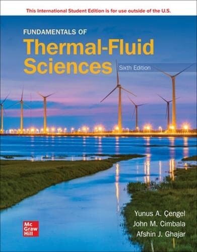 Fundamentals of Thermal-Fluid Sciences (6版) Cengel 2021 McGraw-Hill