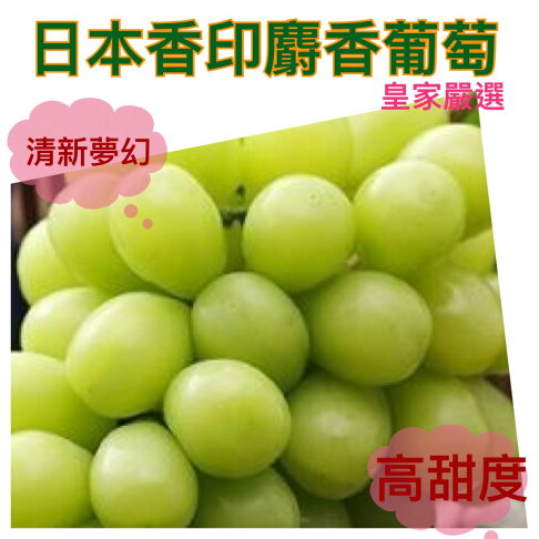 日本山梨縣麝香葡萄保證空運一箱3公斤約5房/單房約600~700g【皇家果物】低溫免運 1