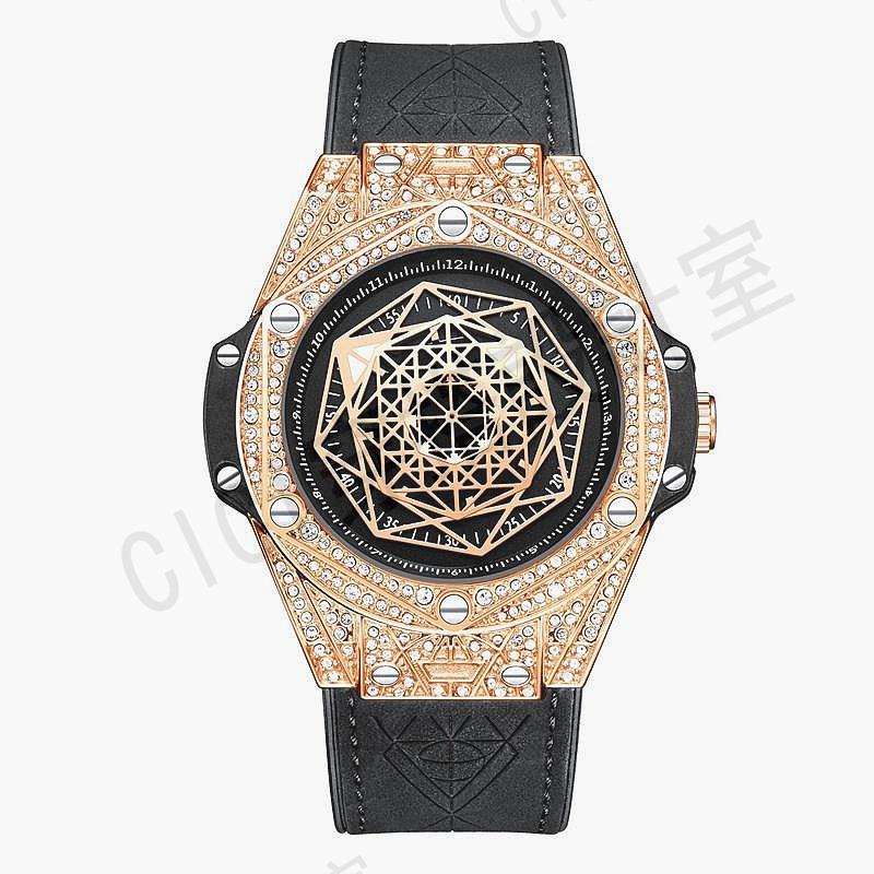 ONOLA 3815 新款 潮流 個性設計 滿鑽鑲鑽 防水 男士手錶 〔免費原裝禮盒〕【亞德機械五金家居】 8