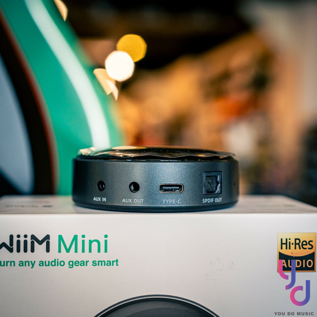 {fi WiiM Mini y Air Play ѪR Ť Wi-Fi  3.5mm qf 2