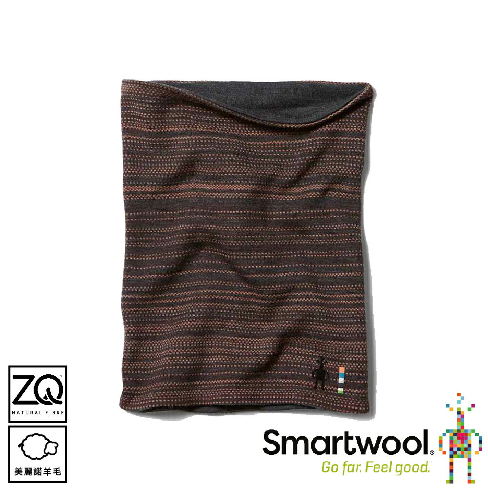 【SmartWool 美國 Thermal 美麗諾羊毛雙面兩用短頸套《層次貂棕》】SW017071/圍脖/帽子/口罩