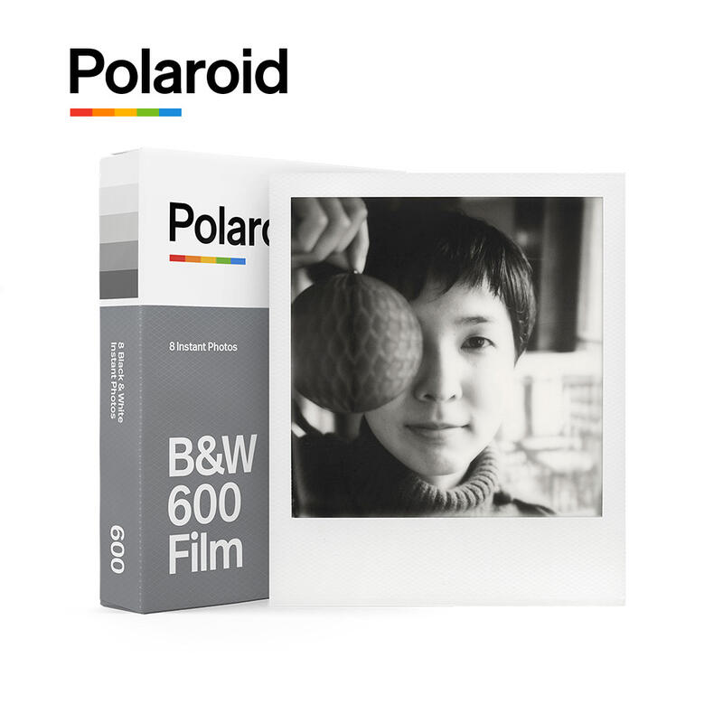 寶麗萊 Polaroid 600型 黑白色白框相紙 D6F2 底片 (006003) 8張入【中壢NOVA-水世界】【APP下單4%點數回饋】