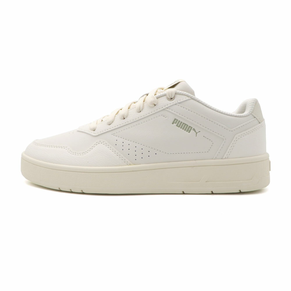 【全館滿額折】 Puma Court Classic 米白 皮革 低筒 運動 休閒鞋 男女款 B5427【新竹皇家39501814】