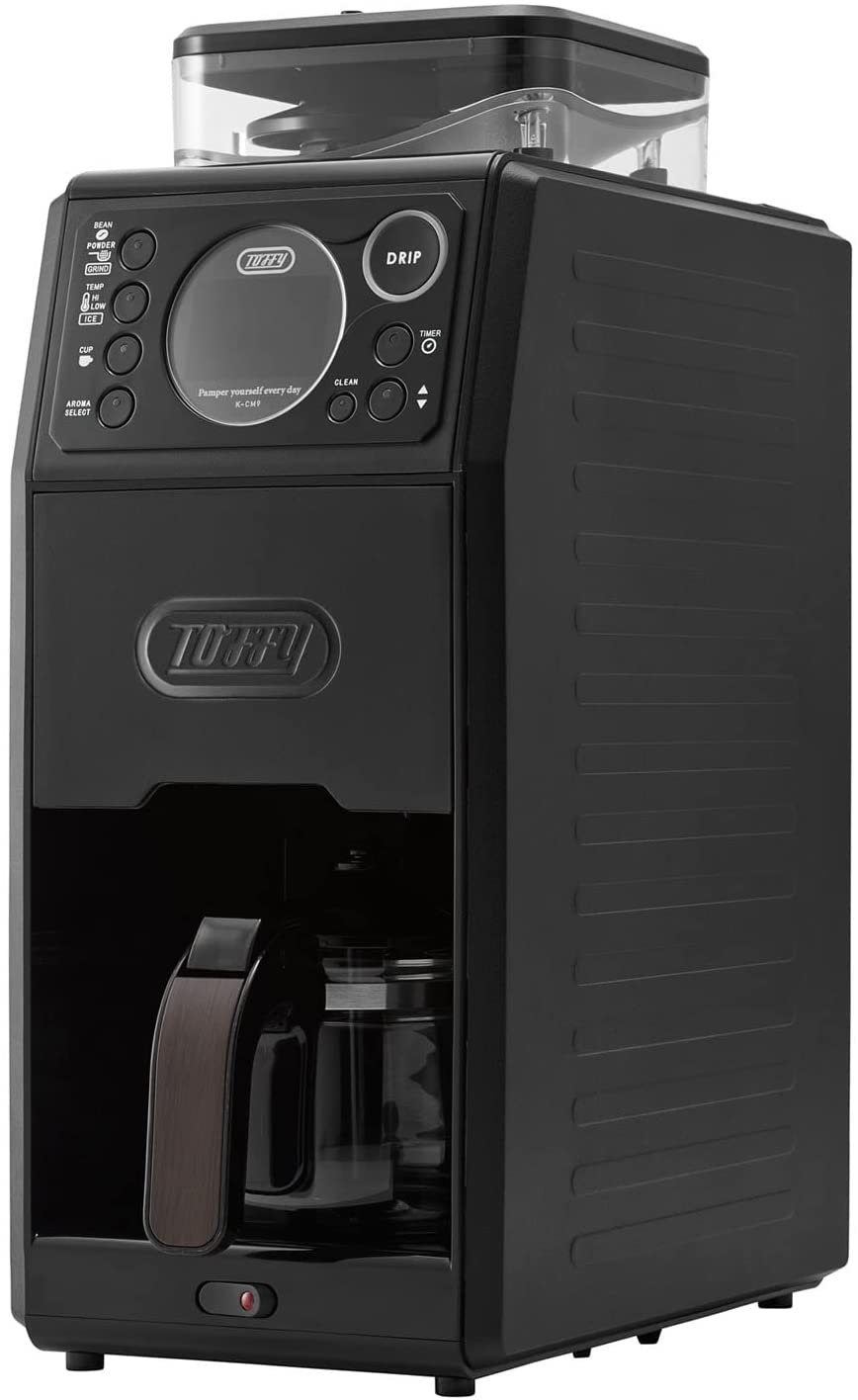 日本代購 空運 Toffy K-CM9 全自動 咖啡機 滴漏式 磨豆 咖啡豆 研磨 溫度設定 5杯份