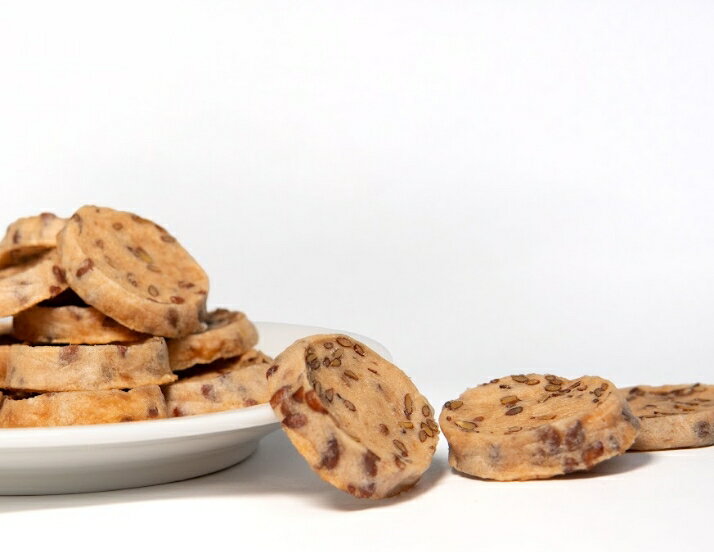 【毛孩膳坊】烘乾寵物零食-亞麻籽雞肉餅乾50g-5包入(開封即食/常溫保存/寵物零食) 3