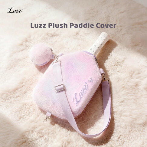 Luzz 匹克球毛絨拍套(單支裝)-附可拆式背帶+小球袋 0