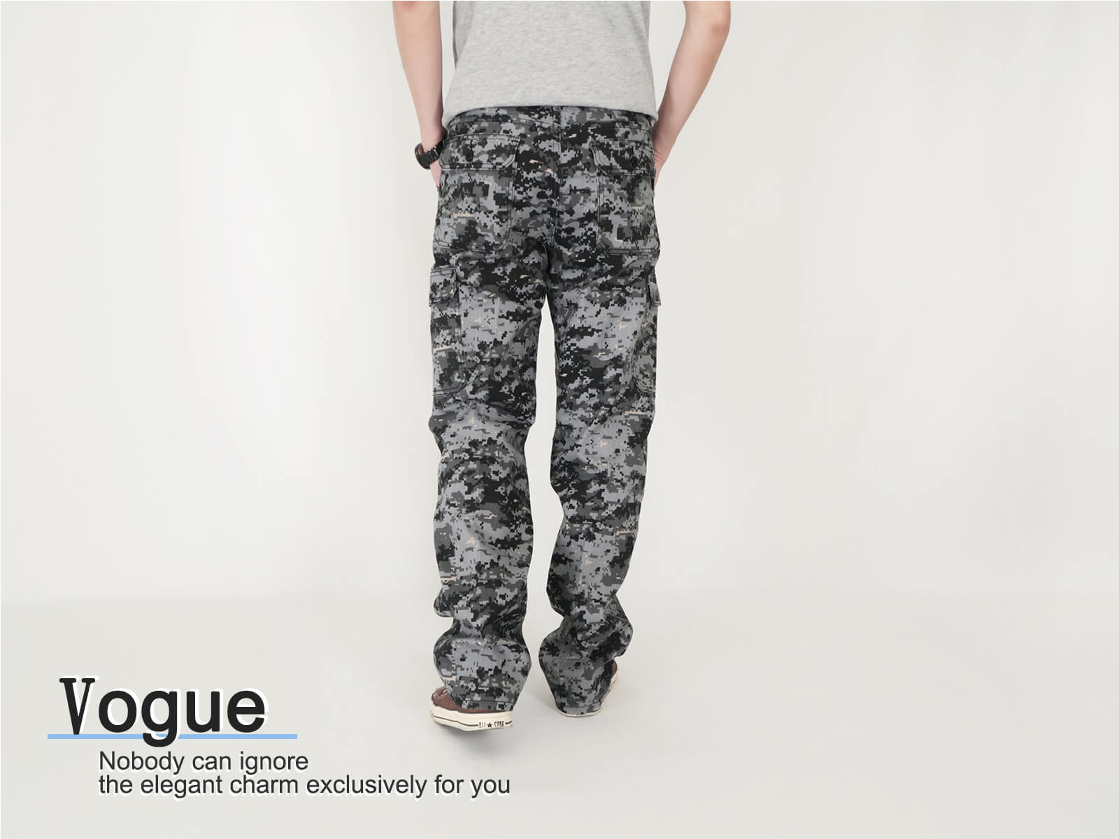 時尚迷彩工作褲 彈性休閒迷彩褲 多口袋中直筒長褲 側貼袋工作長褲 牛仔版型迷彩長褲 口袋褲 工裝褲 CARGO PANTS (337-2026-21)灰色、(337-2027-11)軍綠色 腰圍M L XL 2L 3L 4L 5L(28~41英吋) [實體店面保障] sun-e 7