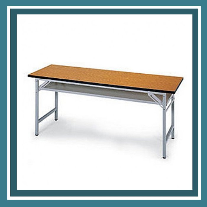 【必購網OA辦公傢俱】 CPD-3060T 木質折疊式會議桌、鐵板椅系列