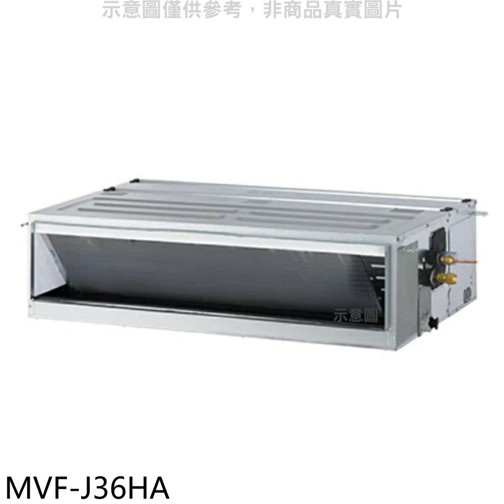 全館領券再折★美的【MVF-J36HA】變頻冷暖吊隱式分離式冷氣內機(無安裝)