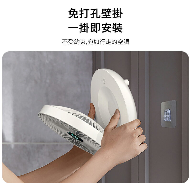 S1 壁掛桌面風扇 空氣循環扇 靜音風扇 風扇 觸控 桌扇 壁扇 電風扇 露營 辦公 小風扇 廚房風扇 折疊風扇 3