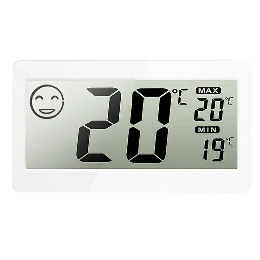 Beroso 倍麗森 日式簡約超大螢幕溫濕度計/個