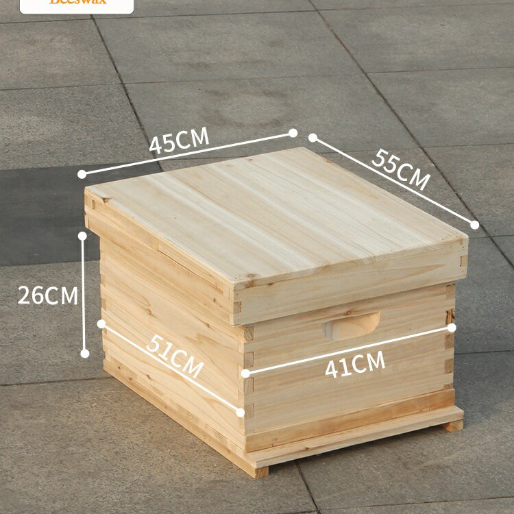 養蜂箱十框蜂箱杉木烘干蜜蜂箱中蜂標準養蜂箱雙王箱全套養蜂專用工具t 全館免運限時鉅惠 優e家品