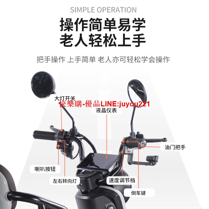 【新國標可上牌】鳳凰新蛟龍丨電動三輪車家用小型帶棚老人電動車