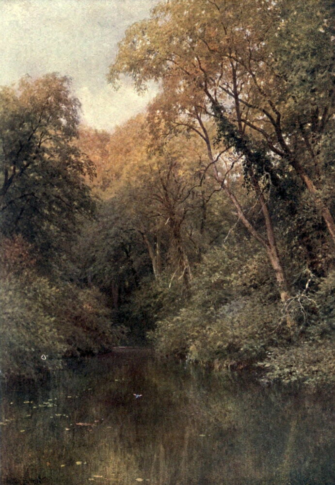 Posterazzi: Surrey 1906 Silent Pool Albury Stretched Canvas - Harold 