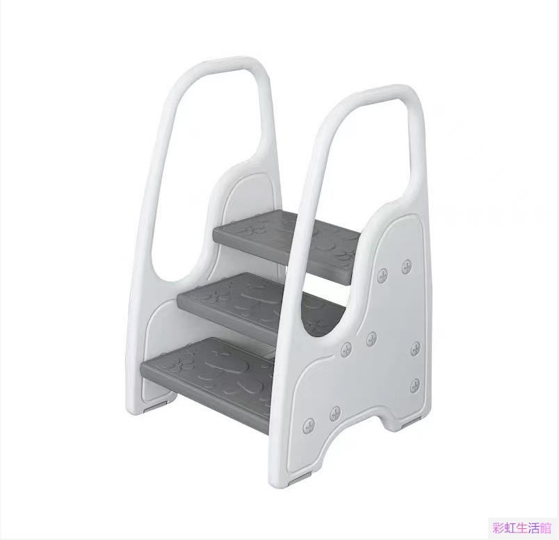 三層加腳踩凳洗漱臺洗手樓梯衛生間墊腳凳穩固兒童墊腳凳腳踏凳