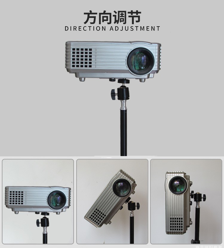 投影機支架 落地支架 伸縮支架 投影機架子投影儀支架落地三腳架家用適用小米青春版極米當貝床頭通用伸縮架免打孔6mm伸縮三角支架【MJ22759】 2