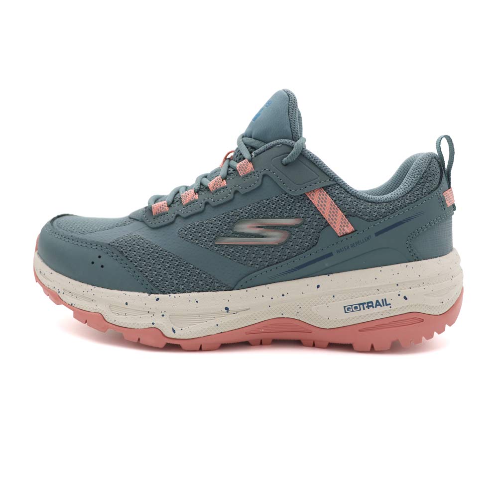 【全館滿額折】 Skechers Go Run 水藍粉 網布 輕量 越野 透氣 防潑水 休閒 運動鞋 女款 J2155【新竹皇家128221SAGE】