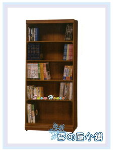 ╭☆雪之屋居家生活館☆╯R543-06 C-06 3x6柚木開放書櫃/展示櫃/收納櫃/置物櫃