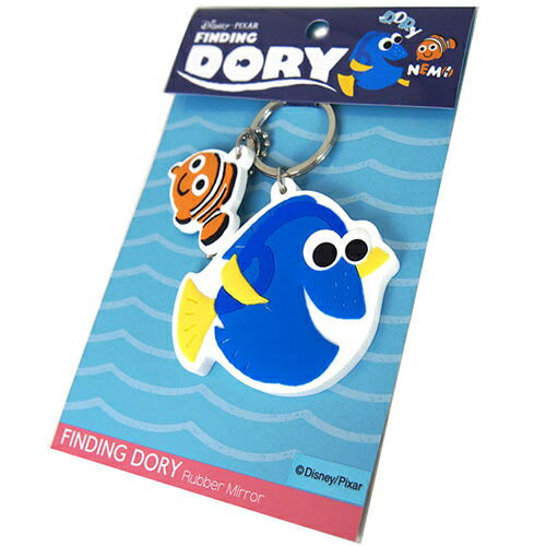 【震撼精品百貨】海底總動員Finding Nemo 海底總動員2:多莉去哪兒 矽膠造型鑰匙圈附迷你鏡(多莉) 震撼日式精品百貨