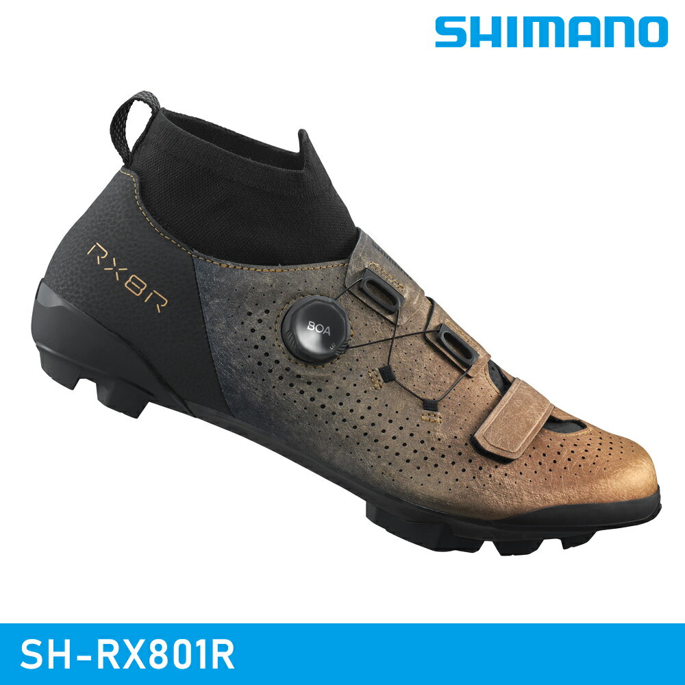 SHIMANO SH-RX801R SPD 自行車卡鞋-金屬澄 / 城市綠洲 (沙地車鞋 單車卡鞋 腳踏車鞋)
