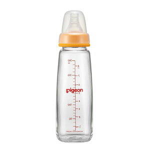 Pigeon貝親 一般口徑 母乳實感 玻璃奶瓶 240ML【德芳保健藥妝】