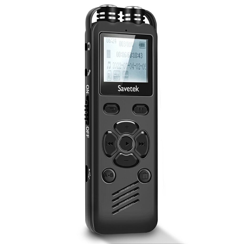 數字錄音機迷你數字錄音機內置 8G16G 錄音機語音激活降噪錄音 WAV MP3 播放器