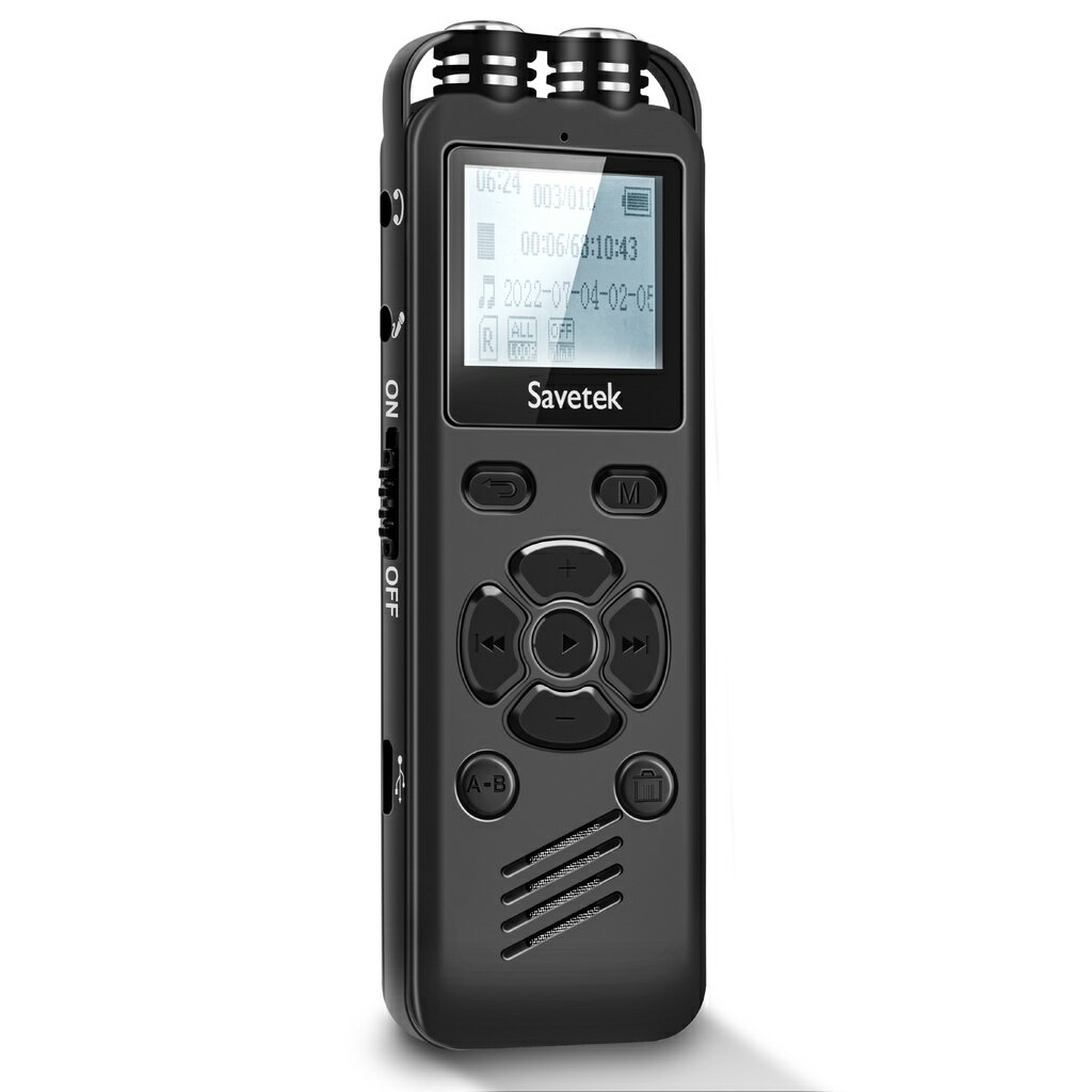 數字錄音機迷你數字錄音機內建 8G16G 錄音機語音啟用降噪錄音 WAV MP3 播放器