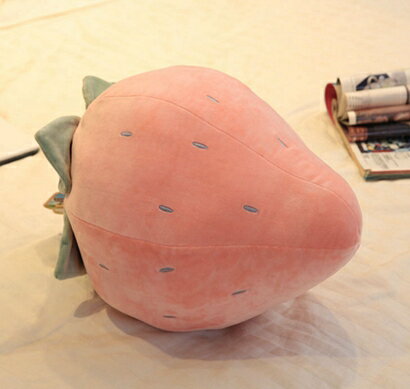 抱枕軟萌妹子粉色少女心草莓抱枕可愛軟體小菠蘿靠墊辦公室睡覺趴枕頭 文藝男女