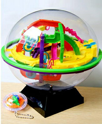 (免運)玩具迷宮走珠飛碟立體魔幻智力智球球3d類走重力耐心YYJ