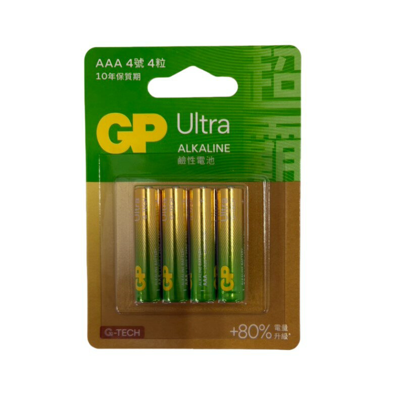 GP-[A21]4號特強鹼性電池4入 Ultra