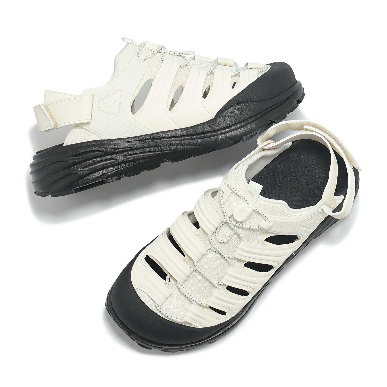 【PUMA】 Hypnotic Ventra /追跡付 Puma Hypnotic Ventra 男鞋女鞋米白色運動抽繩魔鬼氈緩震包頭
