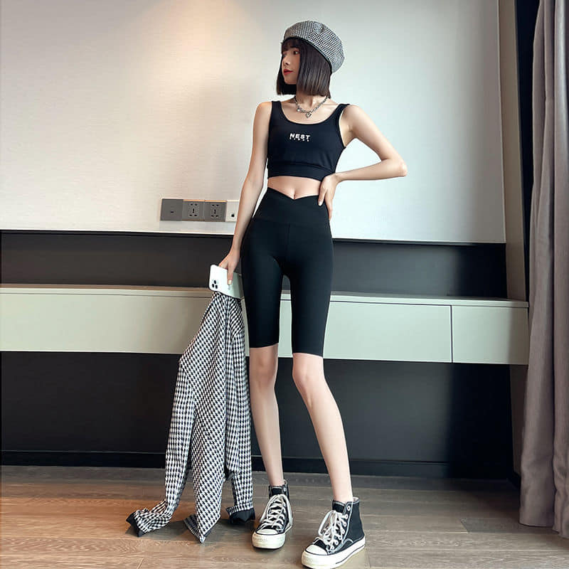 夏季薄款五分外穿 打底新款鯊魚褲 二件組 2