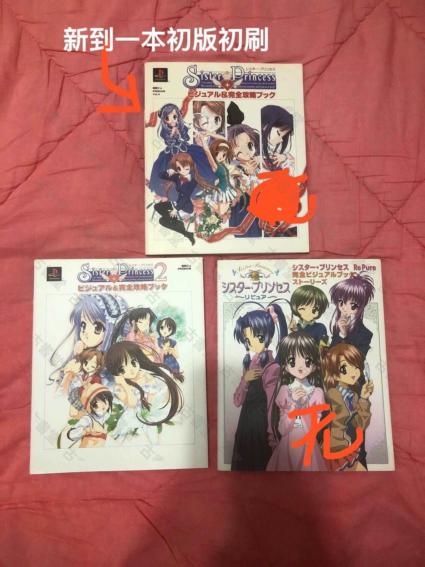 日版 妹妹公主 Sister Princess 姐姐妹妹 完全攻略 Playstation 可愛美少女 遊戲 1：20