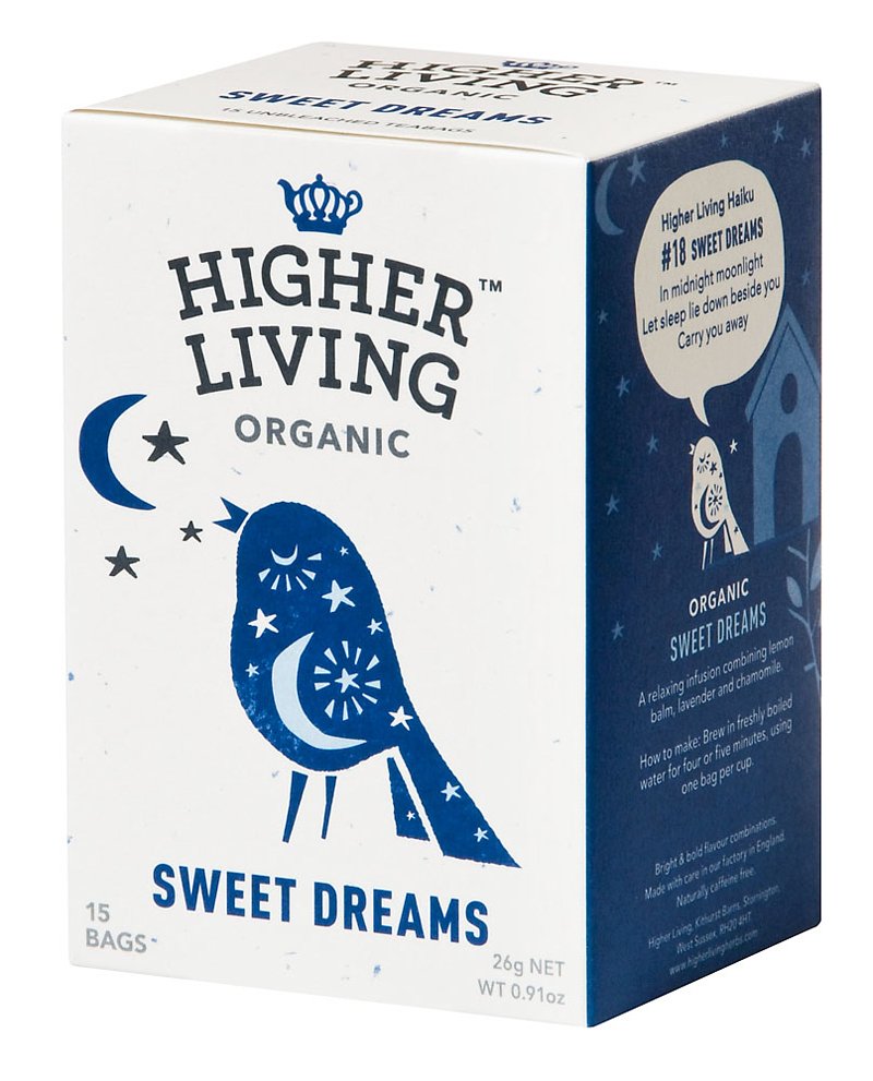 【Higher Living】英國有機茶 一夜好夢 零咖啡因 英國女皇獎 15包/盒