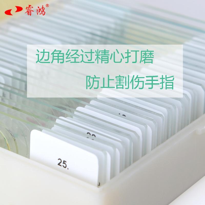 【台灣公司 超低價】睿鴻生物顯微鏡標本切片動物植物細胞載玻片實驗學生小學科學新款 2