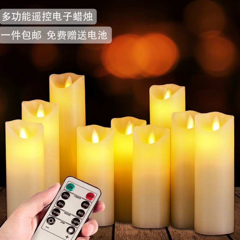 劇本殺蠟燭LED電子蠟燭燈浪漫生日求婚布置裝飾引路燈劇本殺