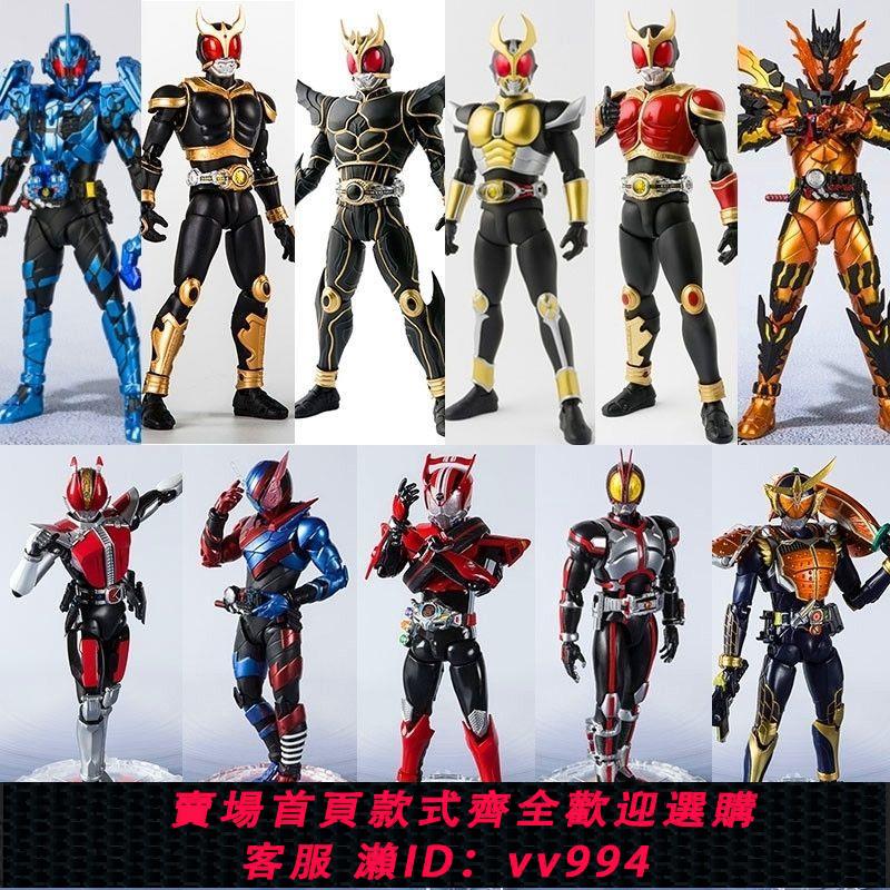 {公司貨 最低價}假面騎士空我真骨雕手辦熔巖龍鎧武兔子坦克蒙面超人可動擺件模型